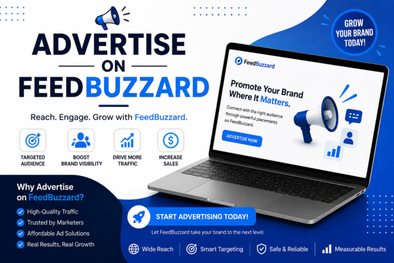 Advertise FeedBuzzard campaign management dashboard for digital marketing