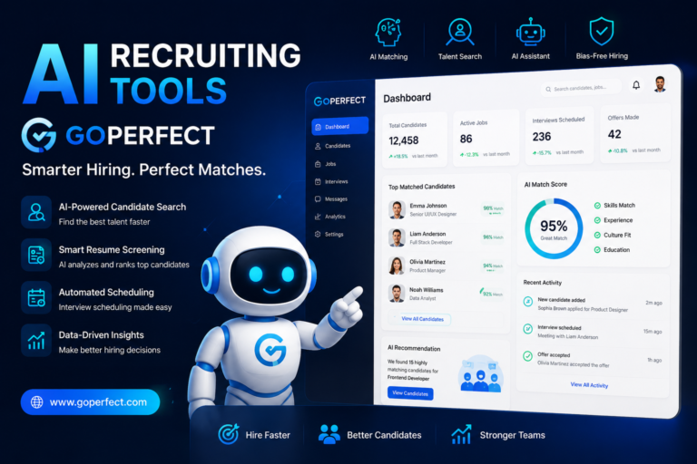AI recruiting tools GoPerfect dashboard for smarter hiring