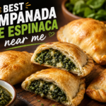 Best empanada de espinaca near me with fresh spinach and cheese filling.