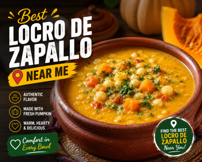 Peruvian locro de zapallo squash stew served with white rice and fresh cheese