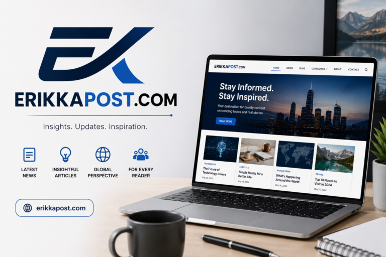 Erikkapost com multi-topic content website overview