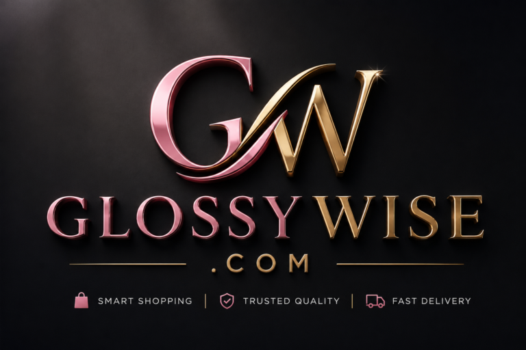 Glossywise com website review showing its content categories and trust factors