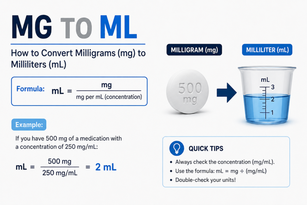 mg to ml