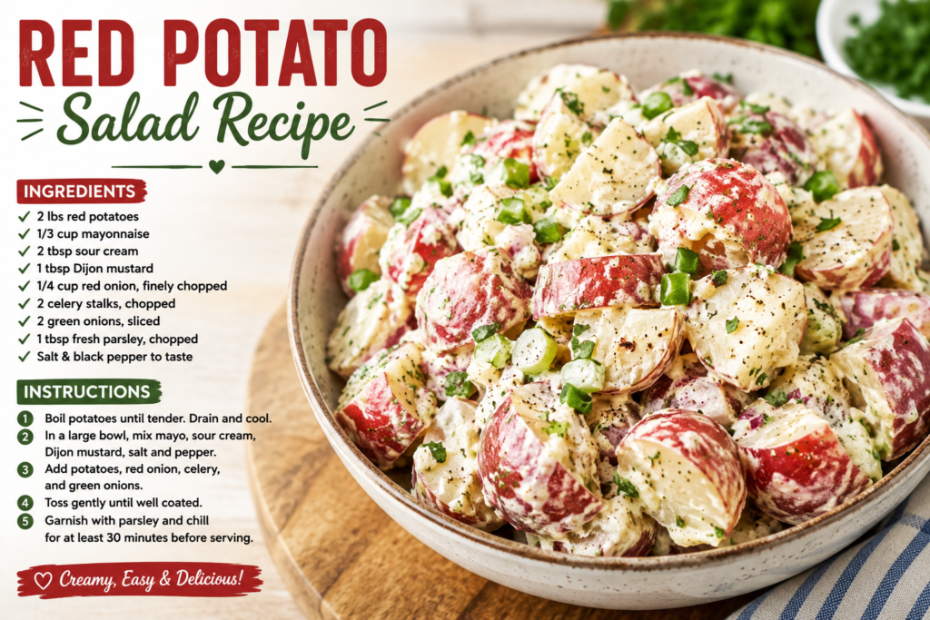 red potato salad recipe