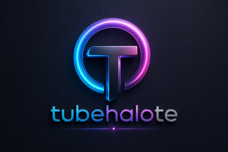 Tubehalote multi-topic blogging website displayed on a laptop