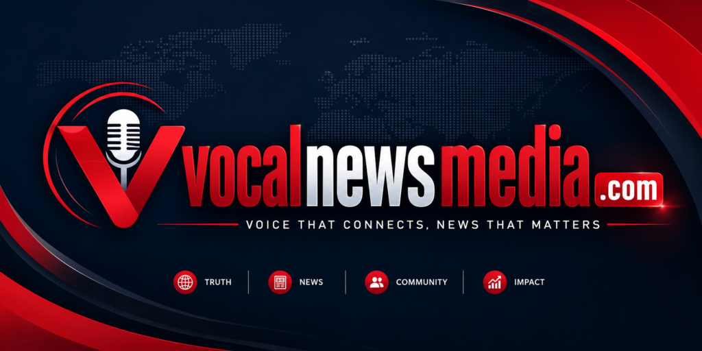 VocalNewsMedia com content categories and online article platform