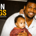 Stefon and Trevon Diggs, sons of Aron Diggs, together at a football event